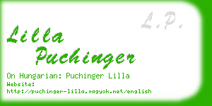 lilla puchinger business card